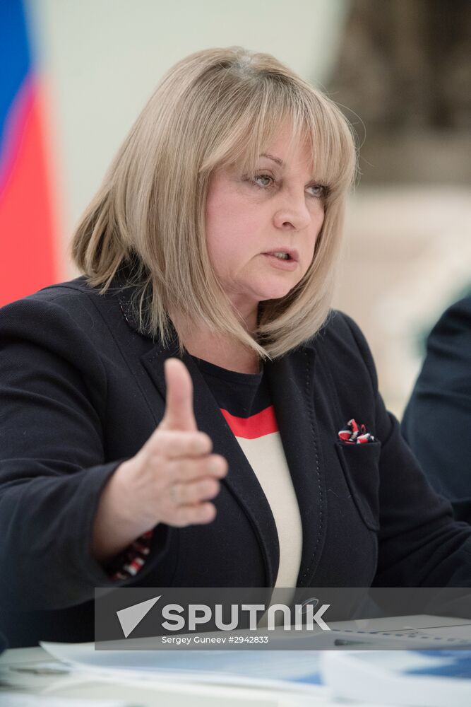 President Vladimir Putin holds meetings in the wake of the September 18 elections