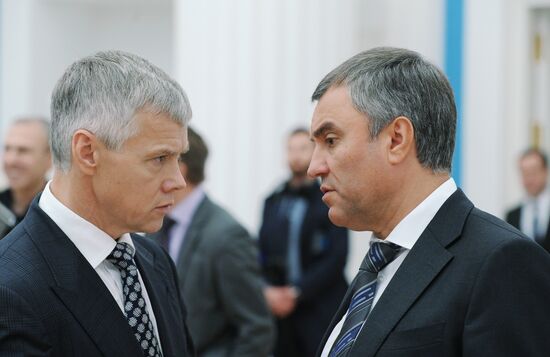 President Putin holds several meetings in the wake of the September 18 elections