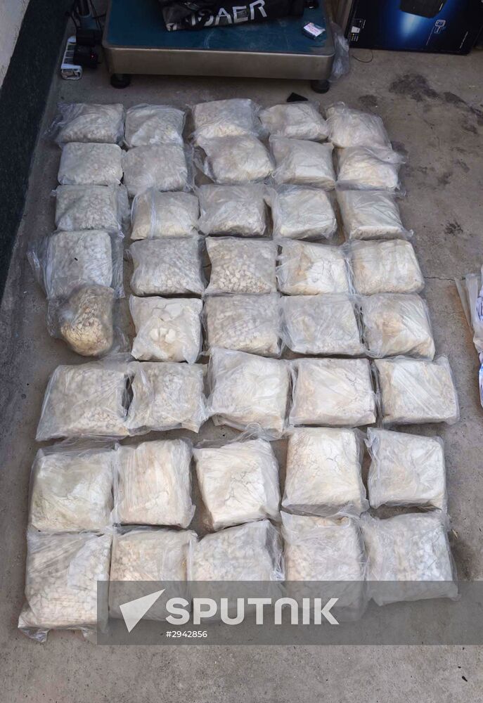 Destruction of drugs in Tajikistan