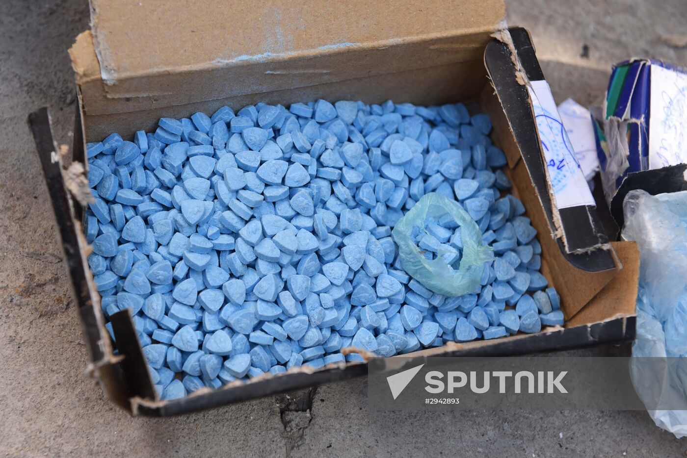 Destruction of drugs in Tajikistan