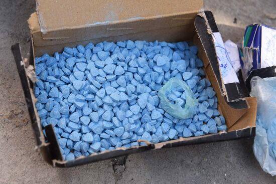 Destruction of drugs in Tajikistan