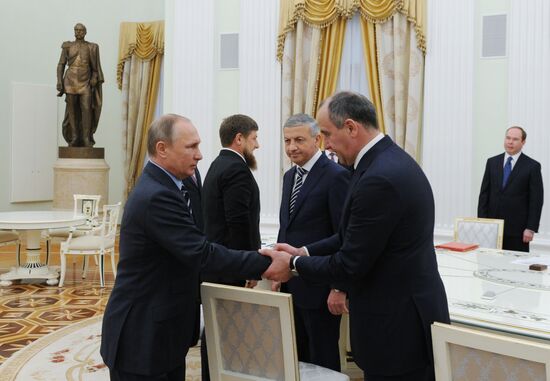 President Putin holds several meetings in the wake of the September 18 elections