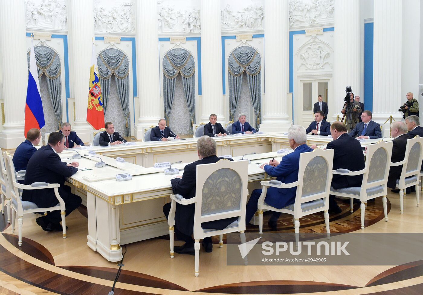 President Putin holds several meetings in the wake of the September 18 elections