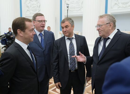 President Putin holds several meetings in the wake of the September 18 elections