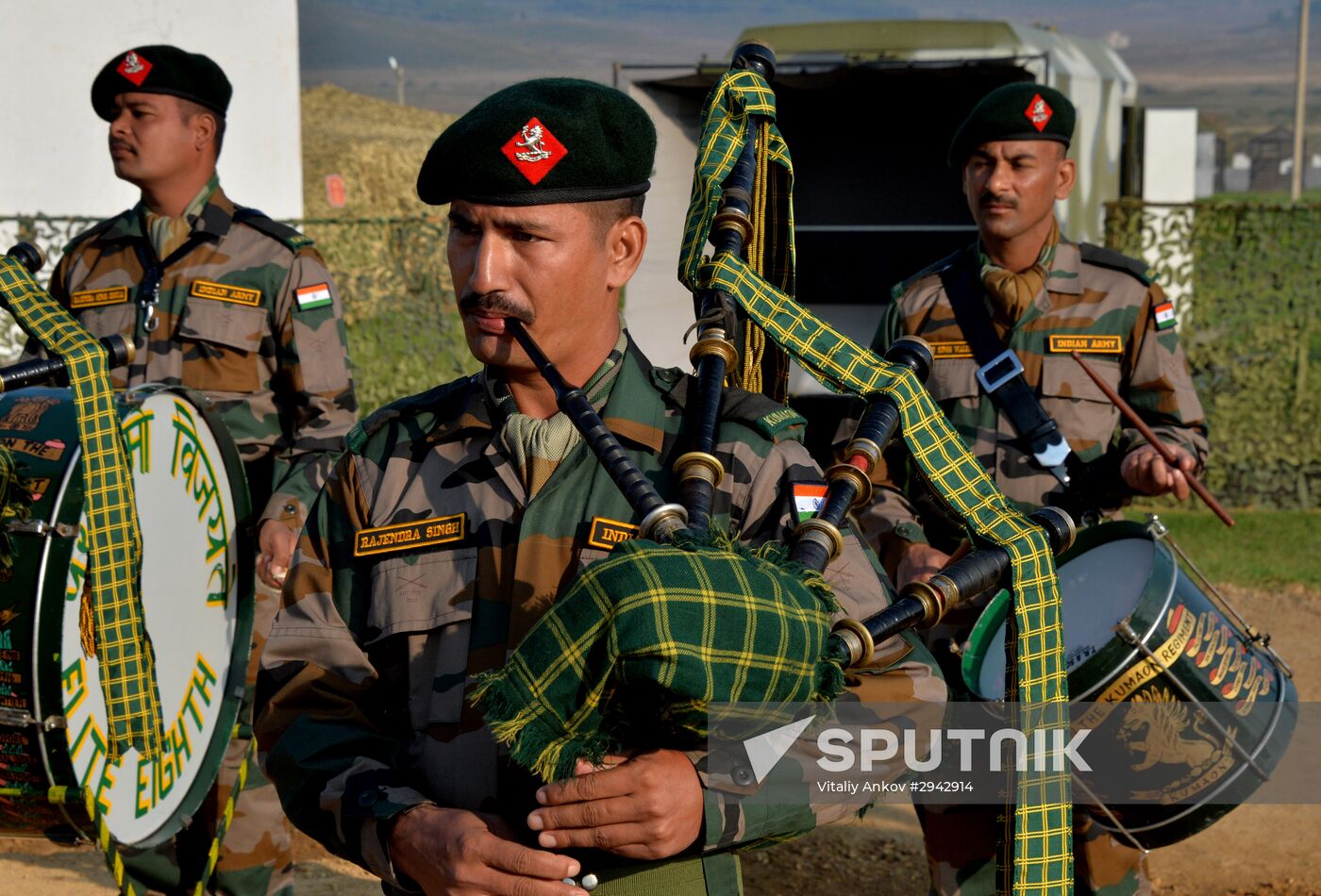 Indra 2016 Russian-Indian military exercise in Primorye Territory
