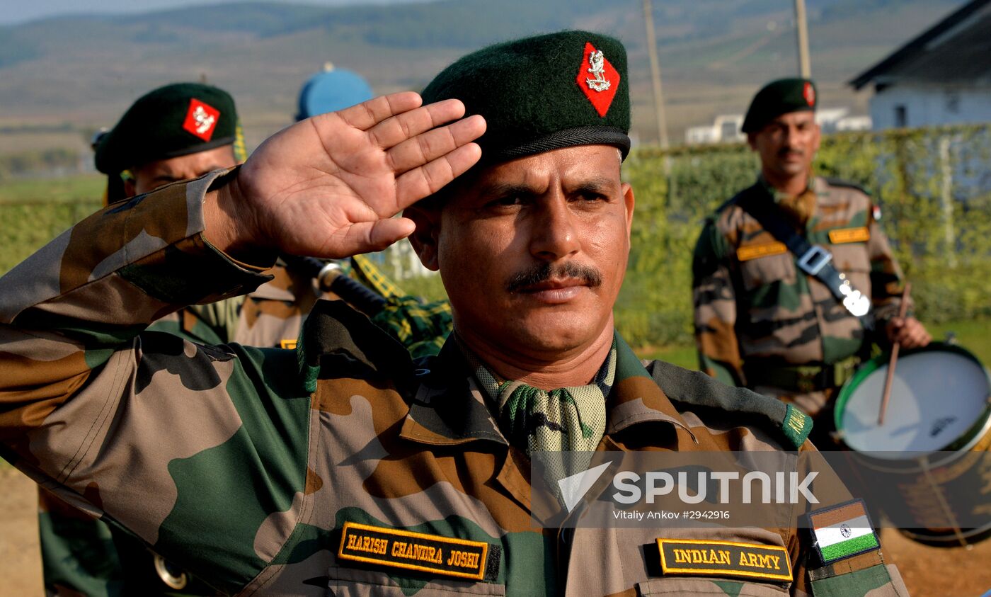 Indra 2016 Russian-Indian military exercise in Primorye Territory