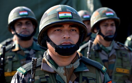 Indra 2016 Russian-Indian military exercise in Primorye Territory