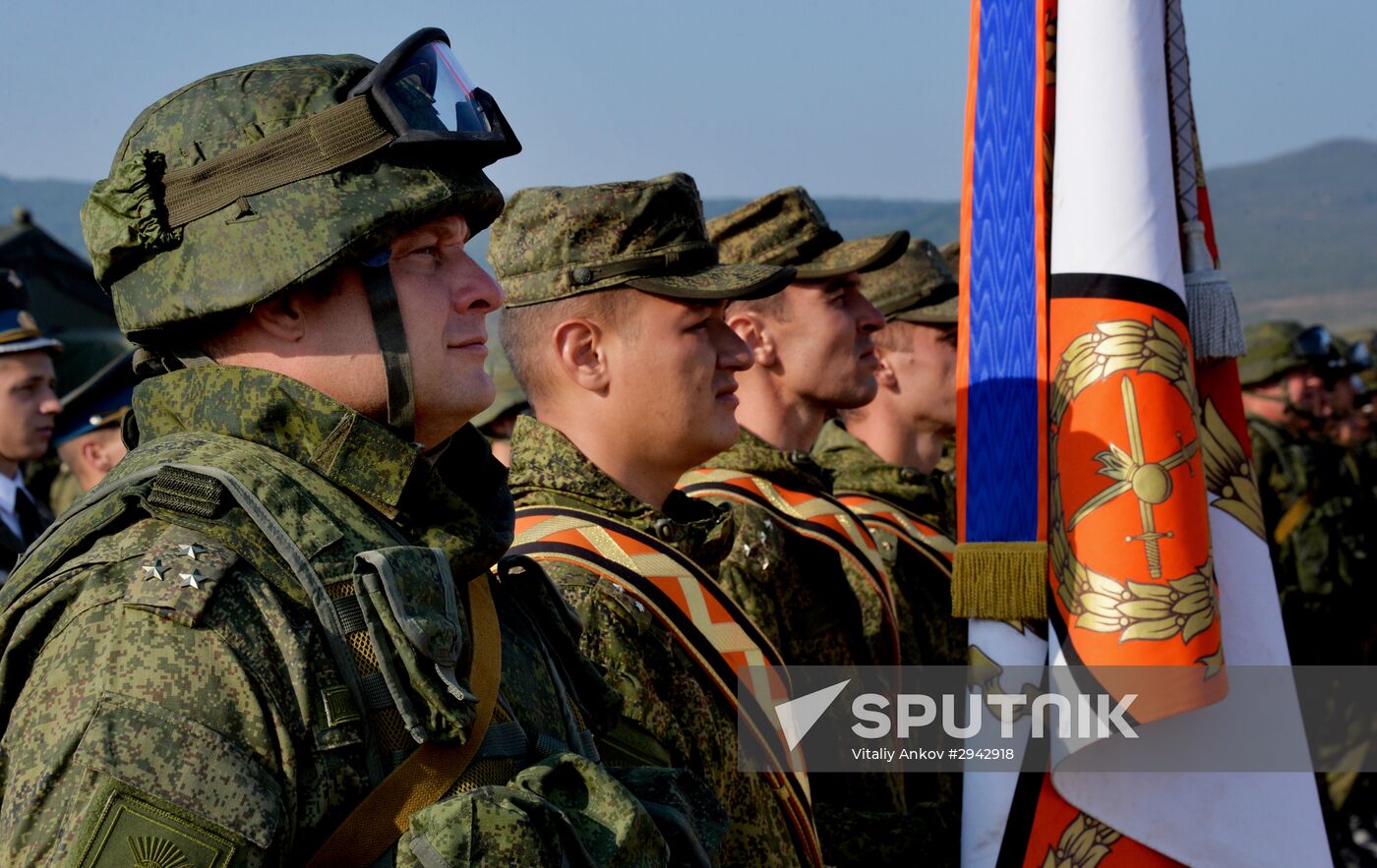 Indra 2016 Russian-Indian military exercise in Primorye Territory