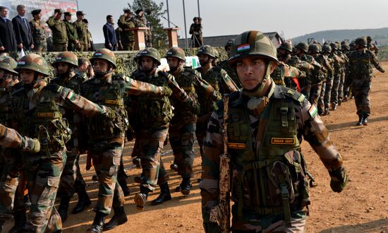 Indra 2016 Russian-Indian military exercise in Primorye Territory