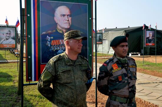 Indra 2016 Russian-Indian military exercise in Primorye Territory