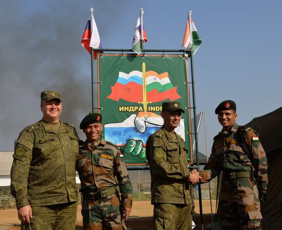 Indra 2016 Russian-Indian military exercise in Primorye Territory
