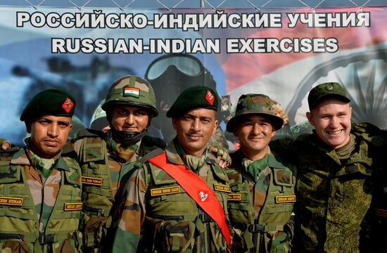 Indra 2016 Russian-Indian military exercise in Primorye Territory