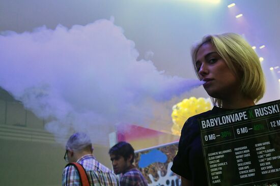 Third professional vape industry expo in Moscow