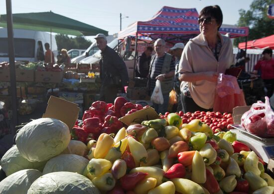 Agricultural fair in Simferopol