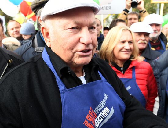 Clean-up effort in honour of ex-Moscow mayor Yuri Luzhkov