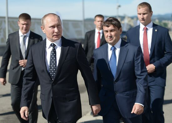 President Putin visits Krasnodar Territory