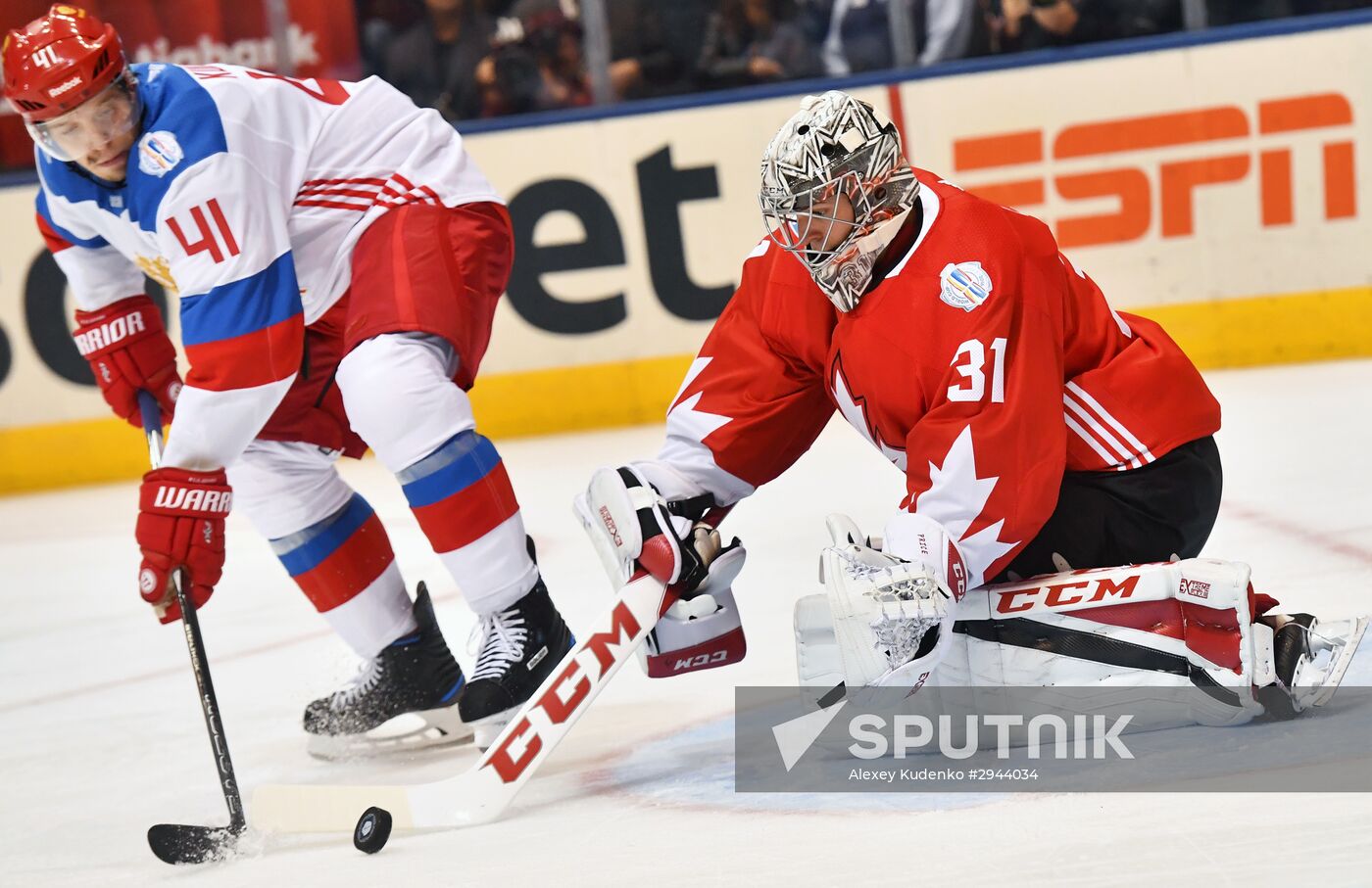 2016 World Cup of Hockey. Canada vs. Russia