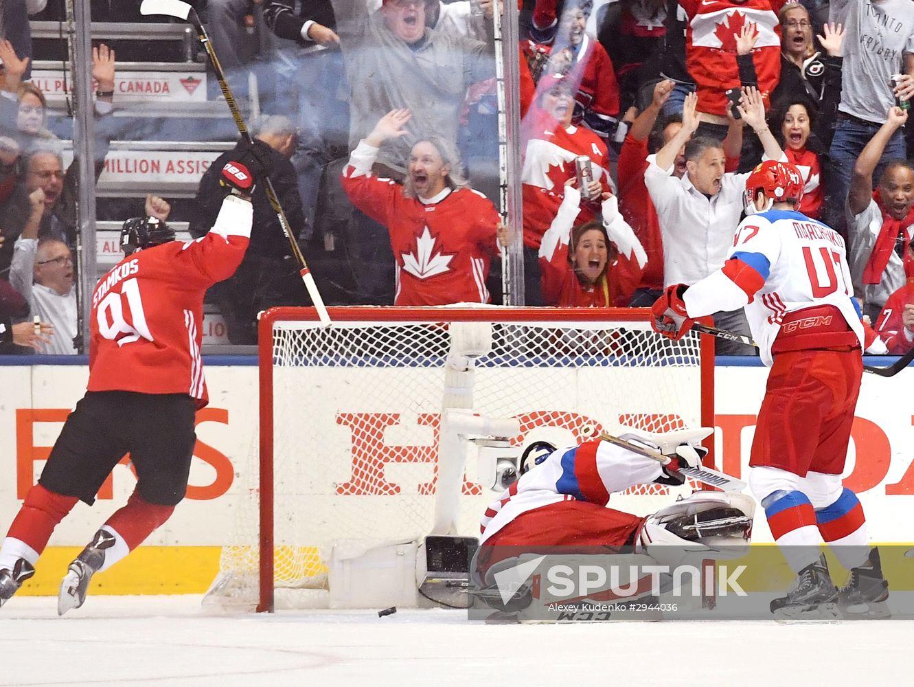 2016 World Cup of Hockey. Canada vs. Russia