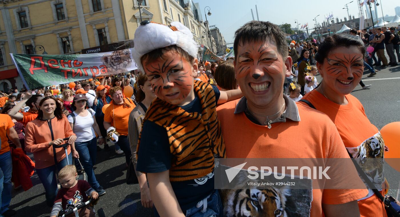 Tiger Day celebrated in Vladivostok