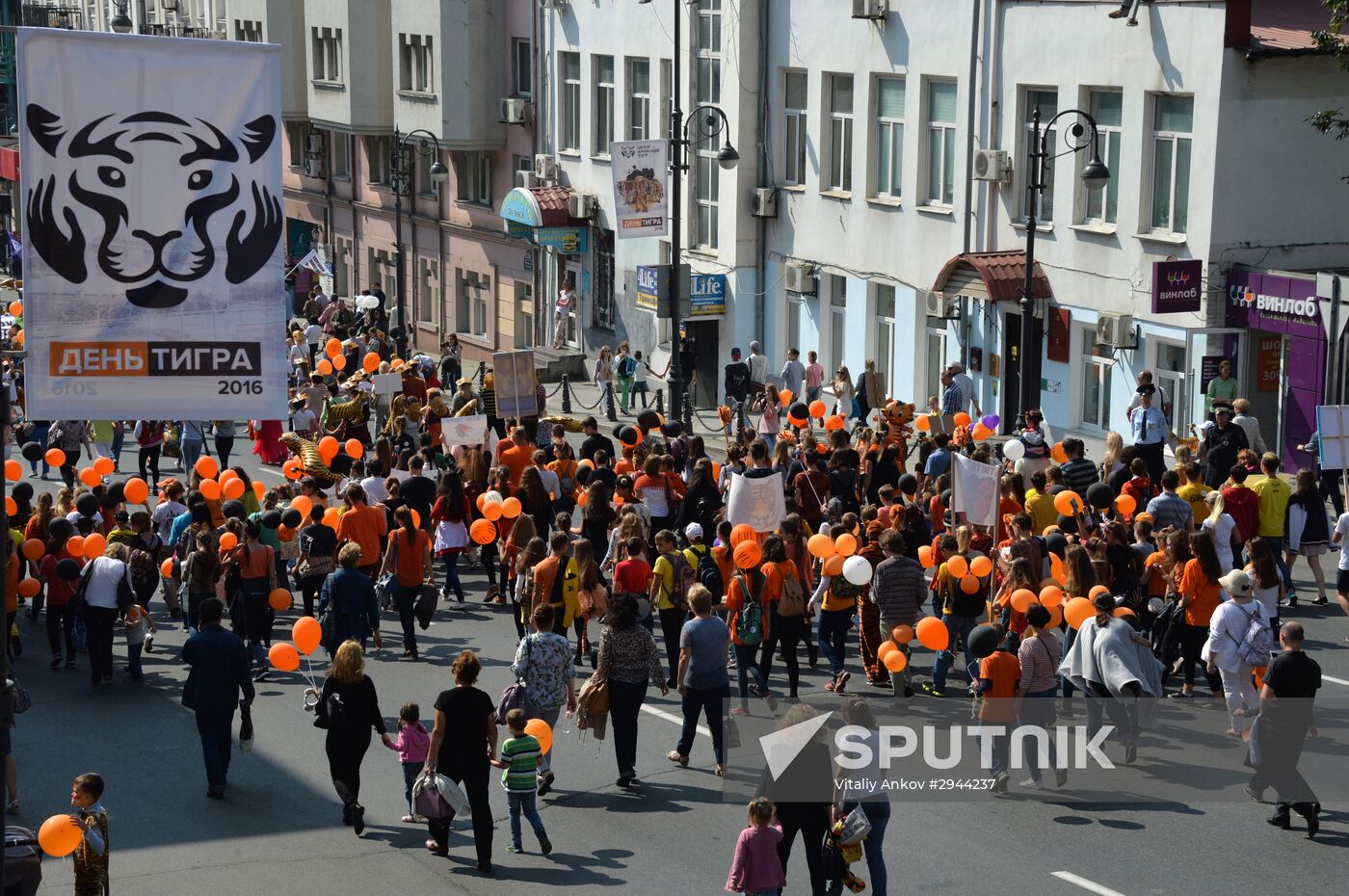 Tiger Day celebrated in Vladivostok