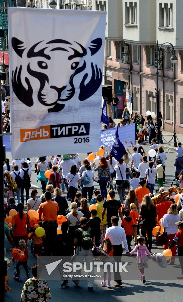 Tiger Day celebrated in Vladivostok