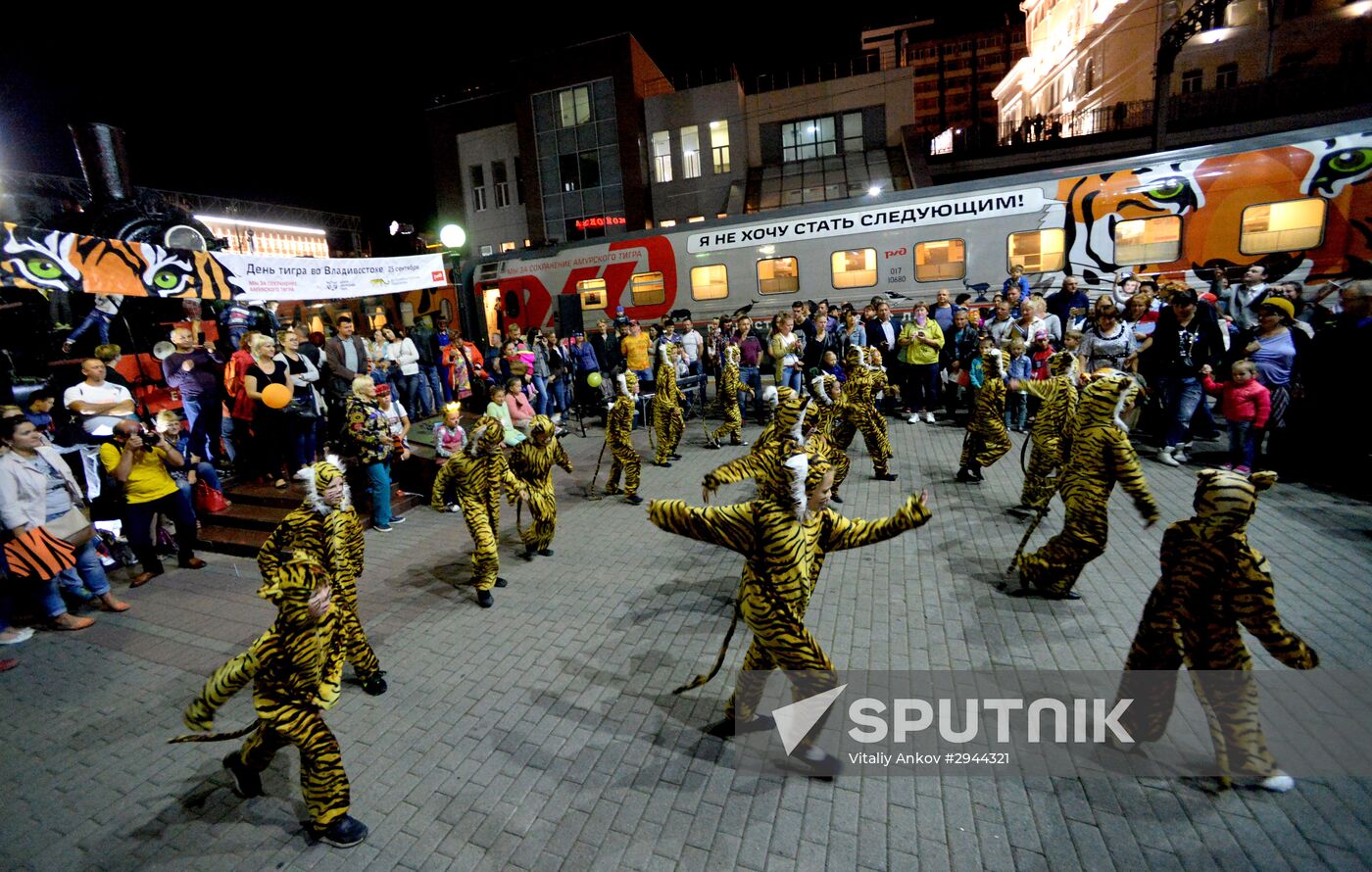 Tiger Day celebrated in Vladivostok