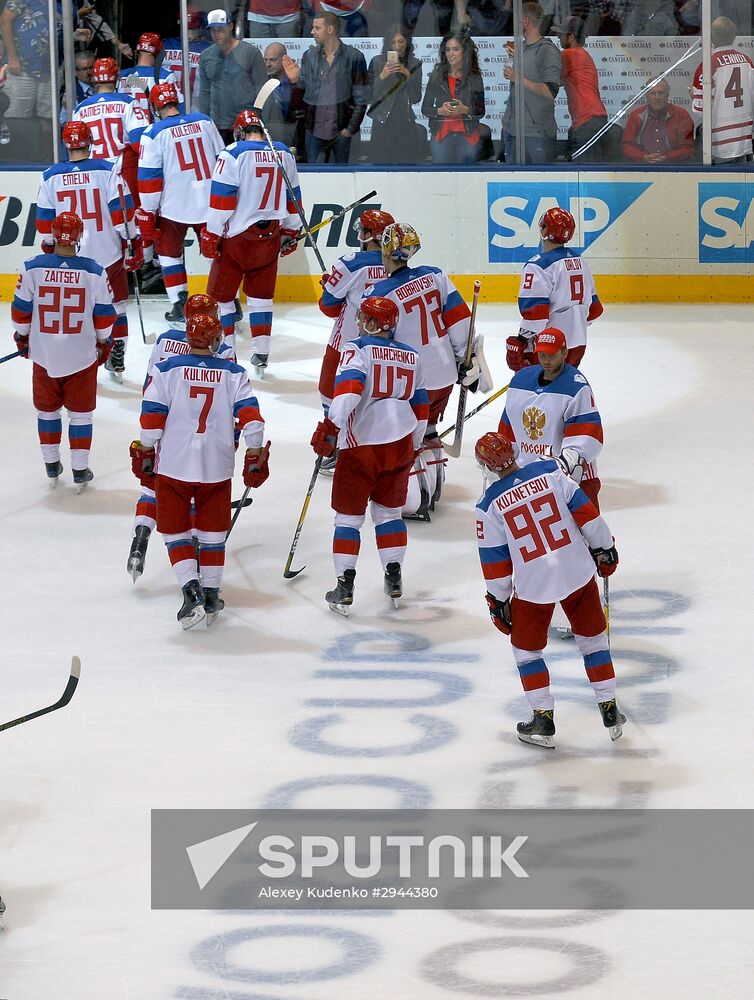 2016 World Cup of Hockey. Canada vs. Russia