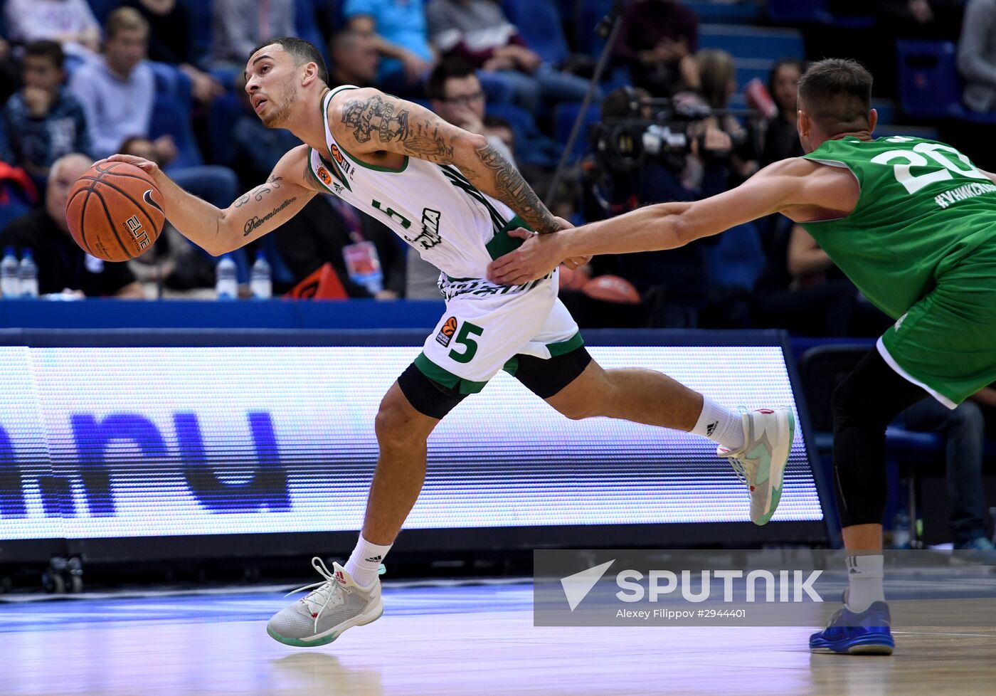 Gomelsky Cup basketball tournament. Bronze medal match