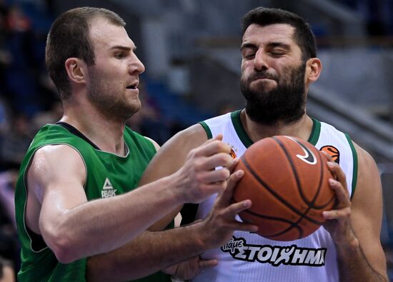 Gomelsky Cup basketball tournament. Bronze medal match