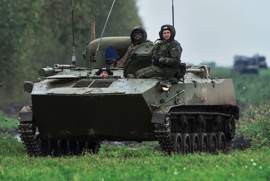 Training exercise for Russia's Airborne Forces in Ryazan region