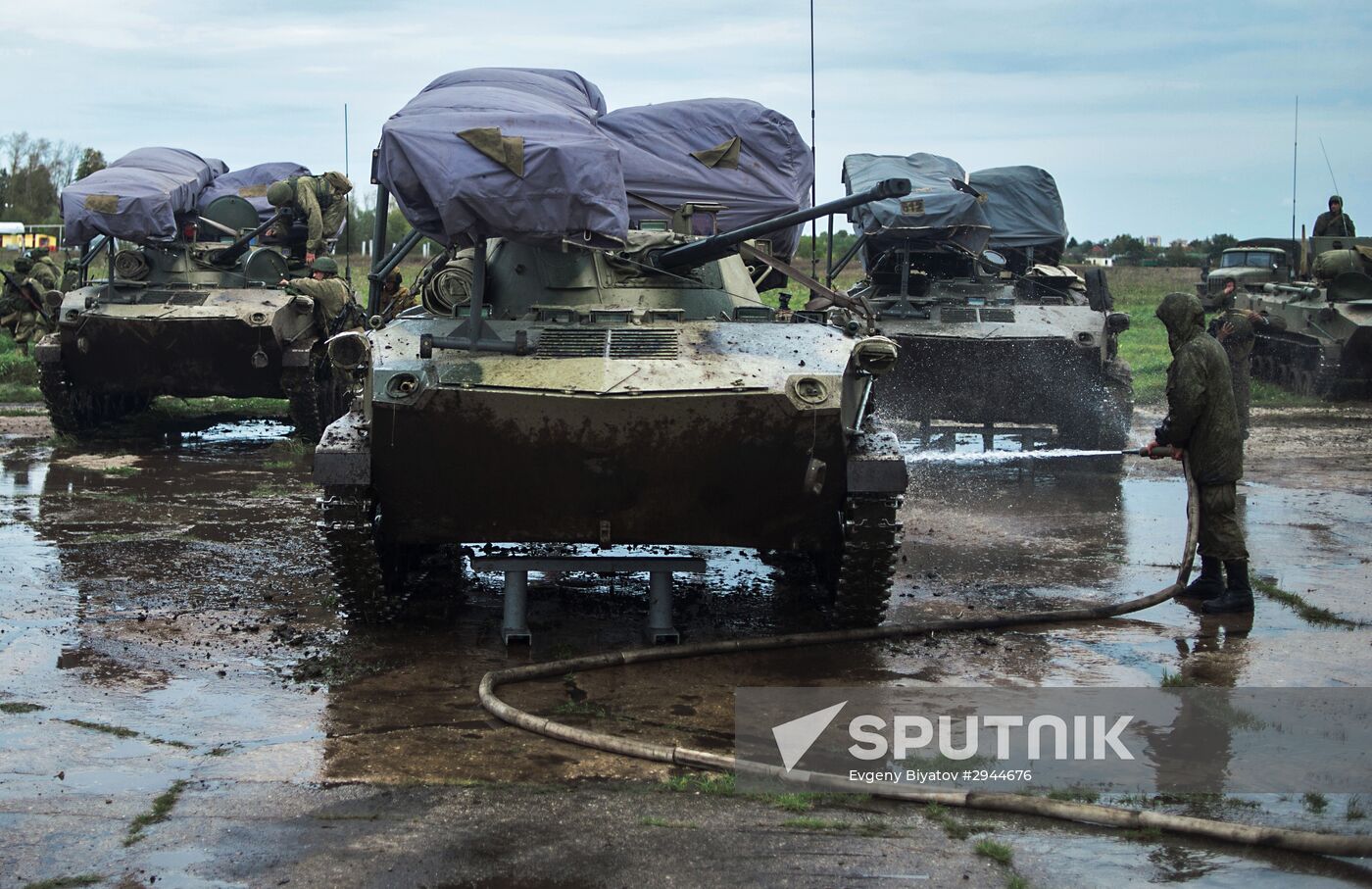 Training exercise for Russia's Airborne Forces in Ryazan region