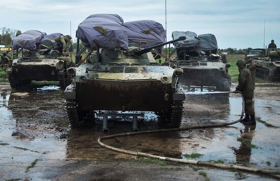 Training exercise for Russia's Airborne Forces in Ryazan region