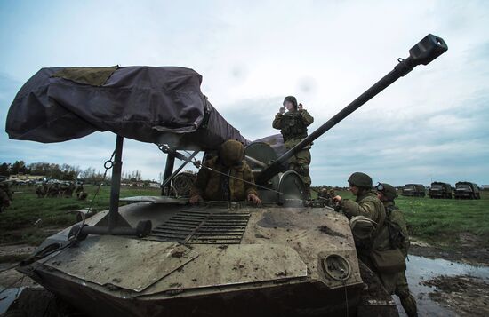 Training exercise for Russia's Airborne Forces in Ryazan region