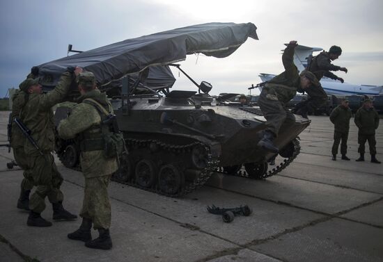 Training exercise for Russia's Airborne Forces in Ryazan region