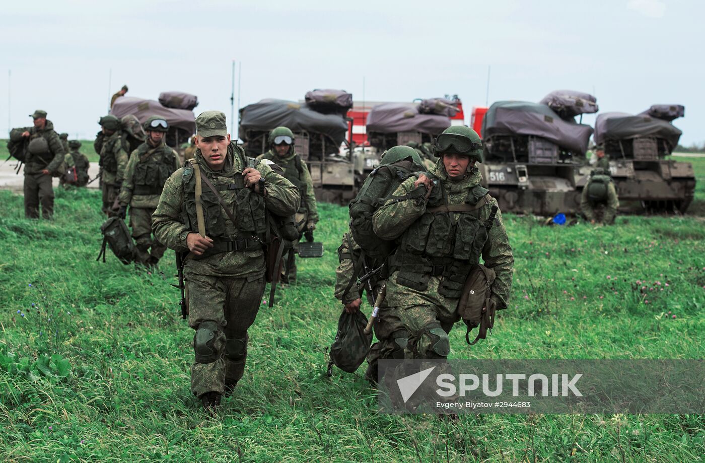 Training exercise for Russia's Airborne Forces in Ryazan region