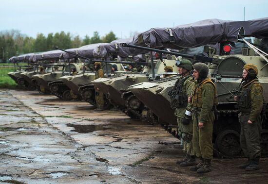 Training exercise for Russia's Airborne Forces in Ryazan region