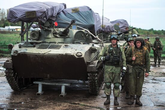 Training exercise for Russia's Airborne Forces in Ryazan region