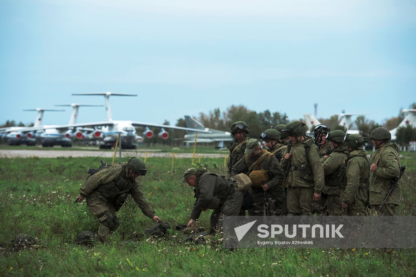 Training exercise for Russia's Airborne Forces in Ryazan region