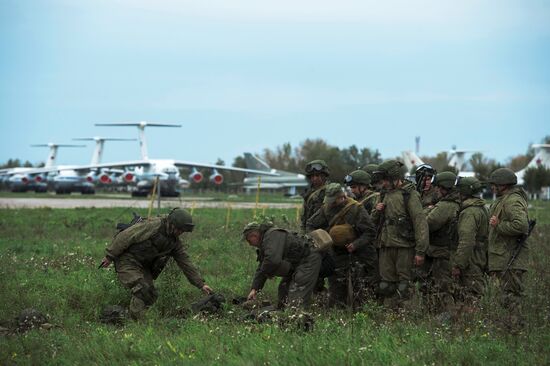 Training exercise for Russia's Airborne Forces in Ryazan region