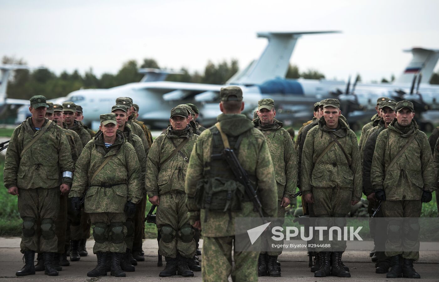 Training exercise for Russia's Airborne Forces in Ryazan region