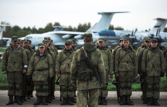 Training exercise for Russia's Airborne Forces in Ryazan region