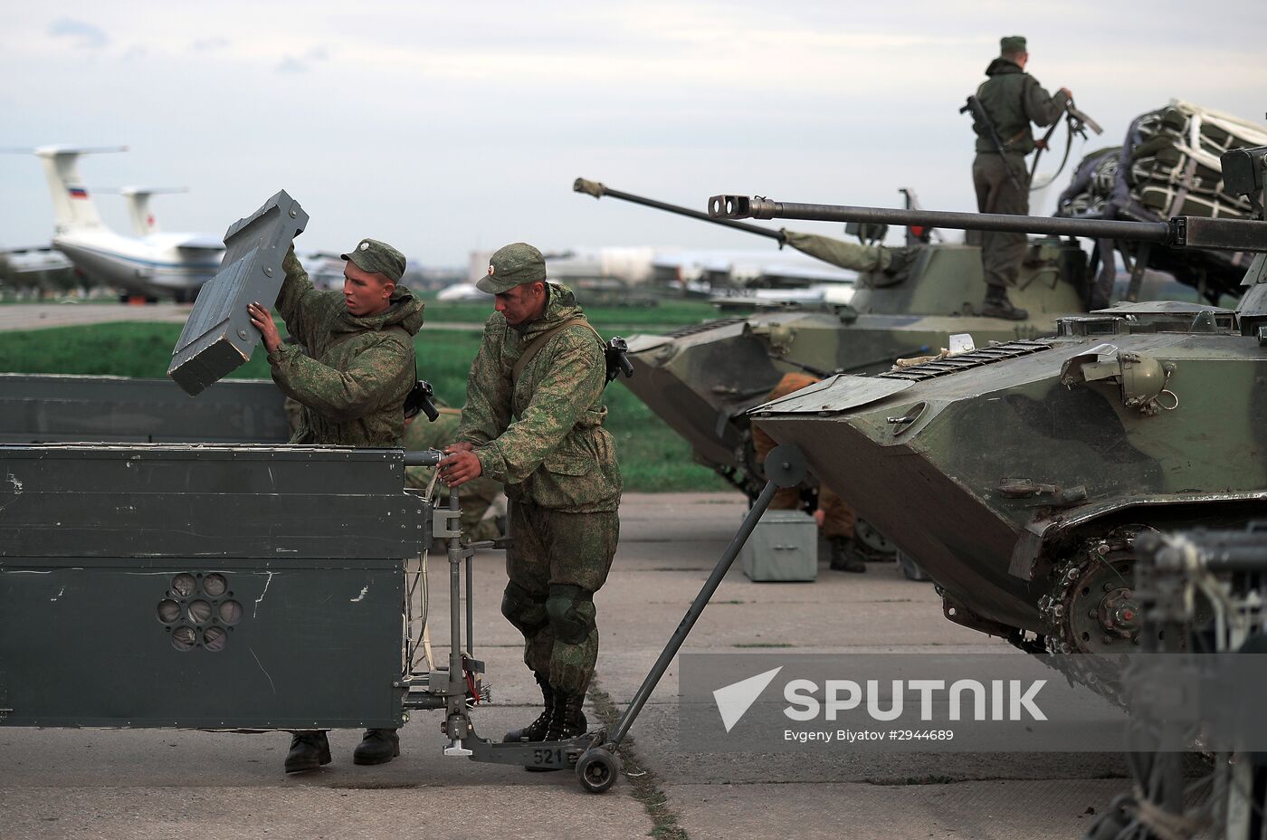 Training exercise for Russia's Airborne Forces in Ryazan region