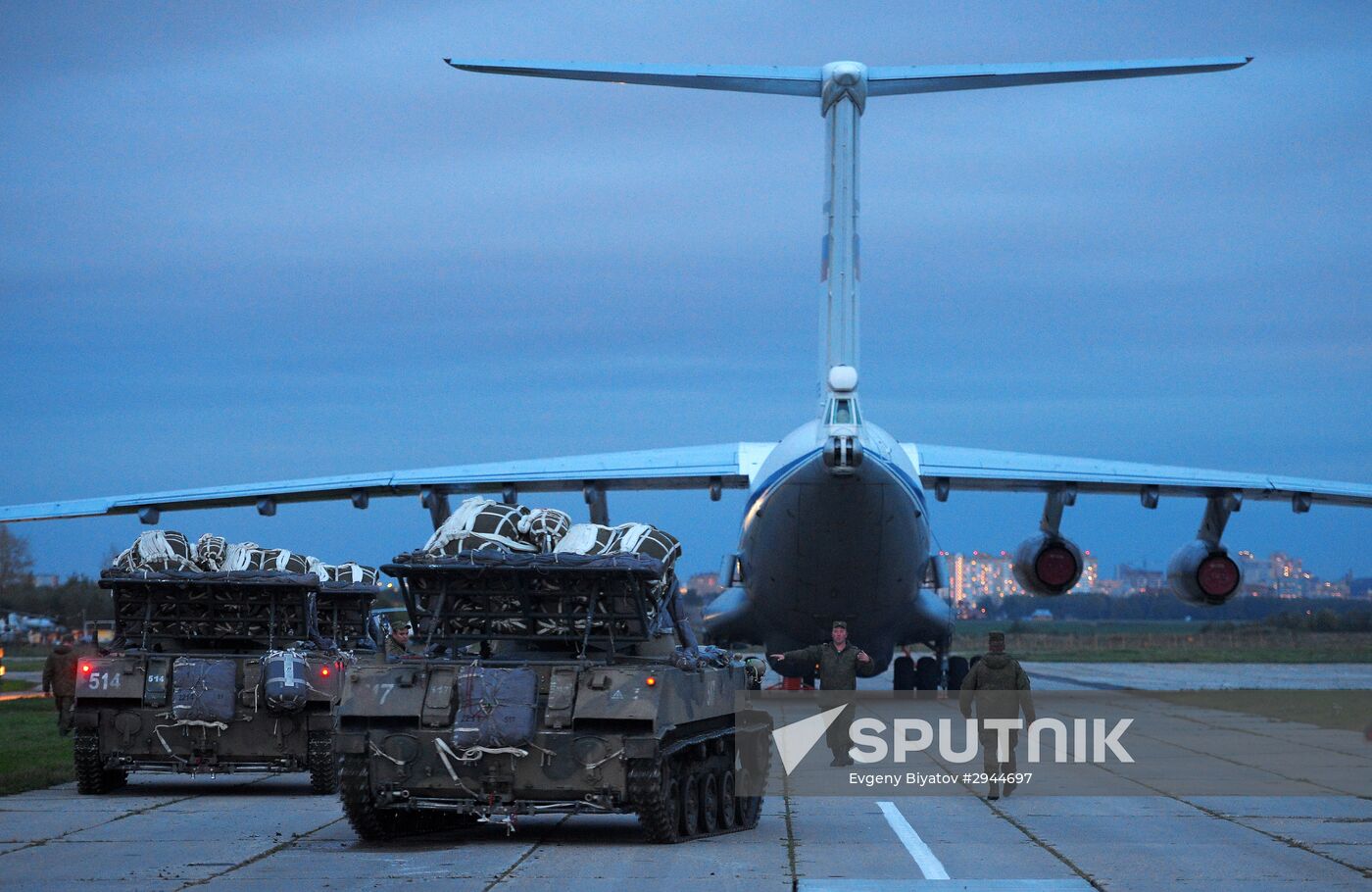 Training exercise for Russia's Airborne Forces in Ryazan region