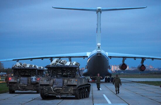 Training exercise for Russia's Airborne Forces in Ryazan region