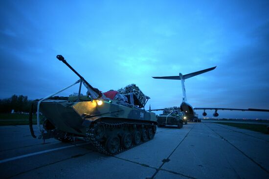 Training exercise for Russia's Airborne Forces in Ryazan region