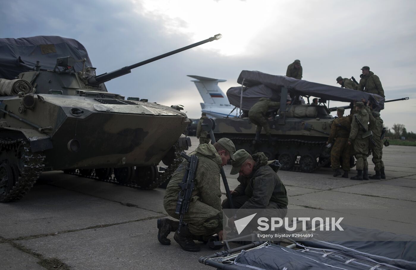 Training exercise for Russia's Airborne Forces in Ryazan region