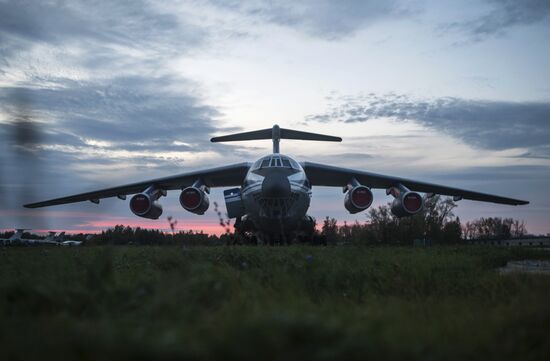 Training exercise for Russia's Airborne Forces in Ryazan region