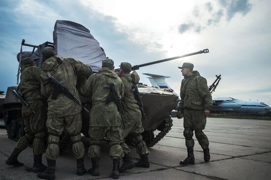 Training exercise for Russia's Airborne Forces in Ryazan region