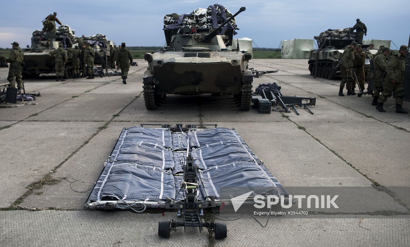 Training exercise for Russia's Airborne Forces in Ryazan region