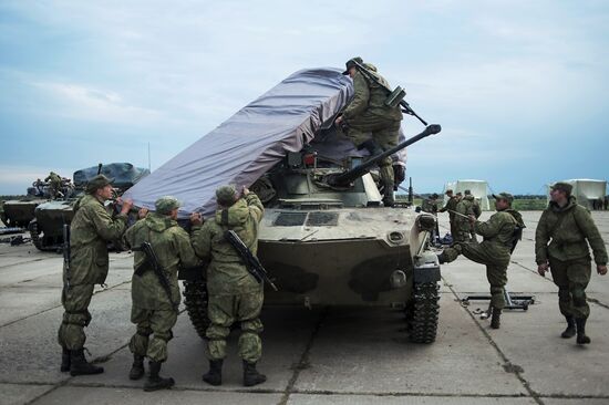 Training exercise for Russia's Airborne Forces in Ryazan region